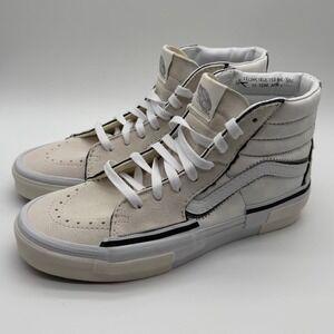 Vans Reconstruct Men's Size 9 SK8-Hi Skate Shoes Sneakers‎ Marshmallow New 0020